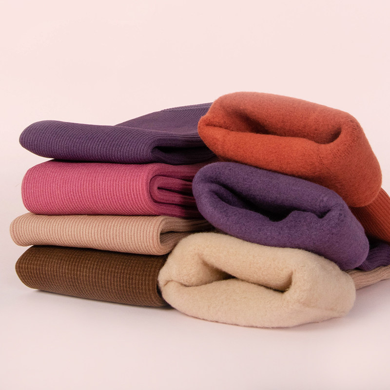 2021 new simple solid color autumn and winter mid-tube socks plus velvet socks anti-cold and minus 20 degrees warm couple