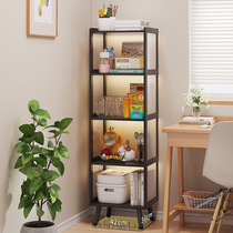 Mobile childrens bookshelf bookcase office floor-standing storage rack book storage rack desk study furniture simple