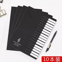 16 open staff book 16K large music score book music exercise book with music theory knowledge wholesale piano score book