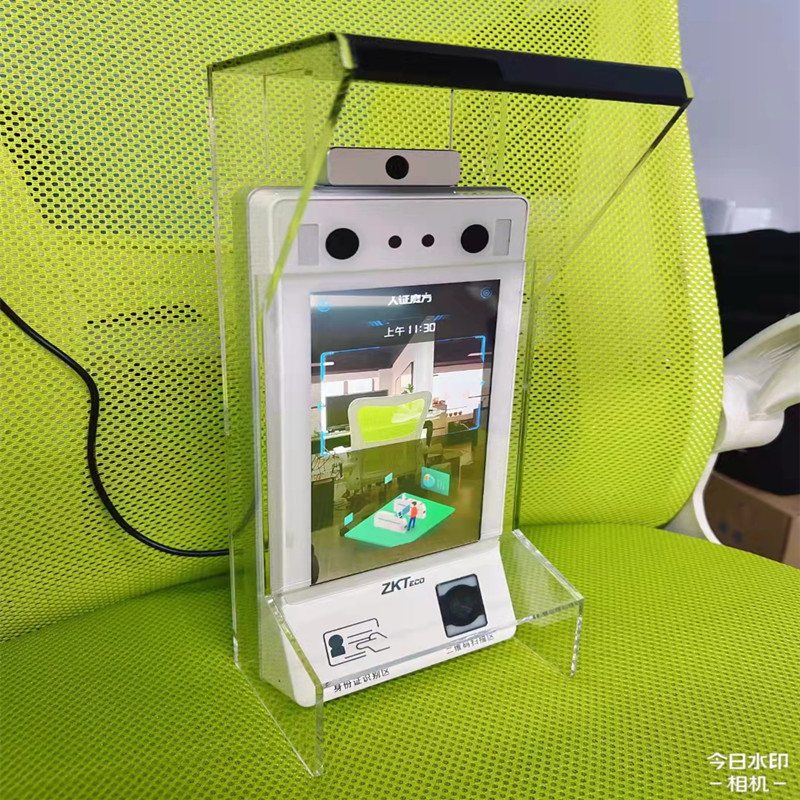 Triangle Top Facial Recognition Examination Attendance Machine Door Fasting for shading and rain cover Face Recognition Machine Waterproof Hood Source Manufacturer
