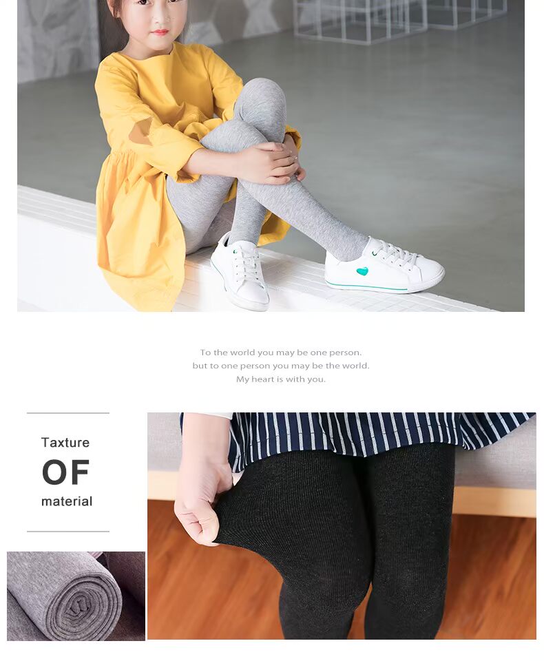 Quần legging trẻ em cộng với nhung cô gái trắng dày cotton mùa thu và vớ nhảy mùa đông vớ nhảy bé đồ trẻ em