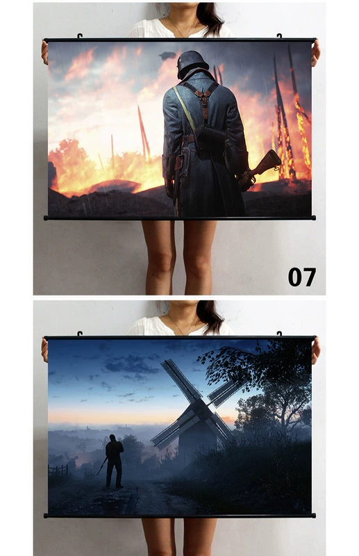 Battlefield 1 xung quanh poster game Battlefield Battlefield 1234 trang trí nhà tranh chiến trường BF poster cốt lõi - Game Nhân vật liên quan