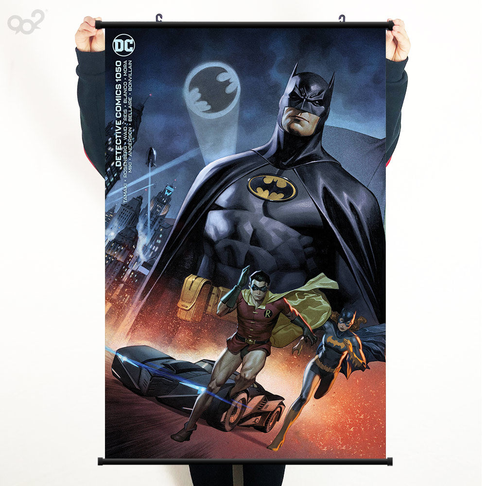 美漫DC蝙蝠侠海报装饰画小丑哈利奎恩布质防水卷轴画卧室墙画值得买吗？这波真香！_游戏_淘宝游戏网, image size:1000x1000