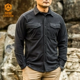 Дорожная тактическая удерживающая тепло бархатная рубашка, осенний вкладыш