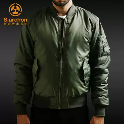 American bomber jacket men MA1 jacket winter tactical padded waterproof flight jacket