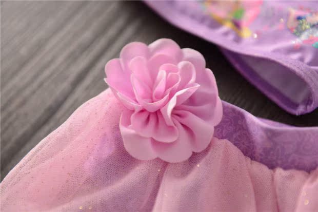 Giải phóng mặt bằng 12121 không được trả lại ~ 咔 wow quần áo trẻ em ~ đồ bơi bé gái đặt hai mảnh sling + lưới Y3b quần áo sành điệu cho be gái
