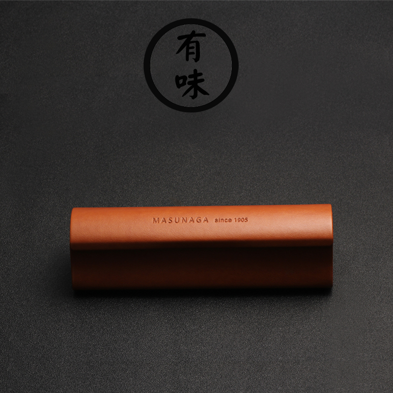Japanese-Style High-End Handmade Pu Leather Artistic Retro Pressure-Resistant Extended Velvet Cloth Eyeglass Case, Ultra-Light, Portable and Compact