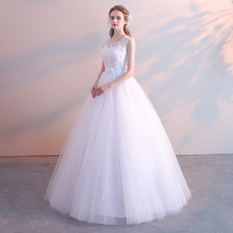 Wedding Dress 2019 New Korean Bride To Marry Qi Princess Simple