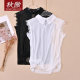 Autumn is coming, autumn and winter new style, sleeveless lace shirt, bottoming shirt, women's style small shirt, versatile mesh top for inner wear and outer wear