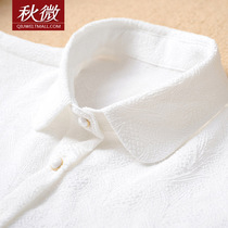 Autumn and winter fake collar ladies Joker fake collar Korean shirt fake collar white shirt decoration with sweater