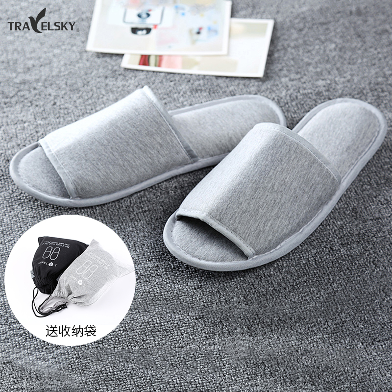 Travel portable folding slippers For women and men on business hotel slippers Cool slippers Summer home slippers Guest drag
