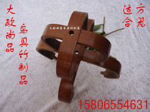 Semi-finished square cage claw bamboo painting eyebrow jade bird indigo red son bird cage Purple Bamboo Polished Cage Claw Bird Cage Claw Grip