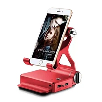 Ruichi department store multifunctional Bluetooth audio lazy mobile phone holder three-in-one folding creative power bank bracket