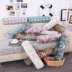 Lâu dài hình trụ giường gối cổ gối kẹo gối rửa sofa đệm jacquard châu Âu - Trở lại đệm / Bolsters Gối ngủ văn phòng mua ở đâu Trở lại đệm / Bolsters