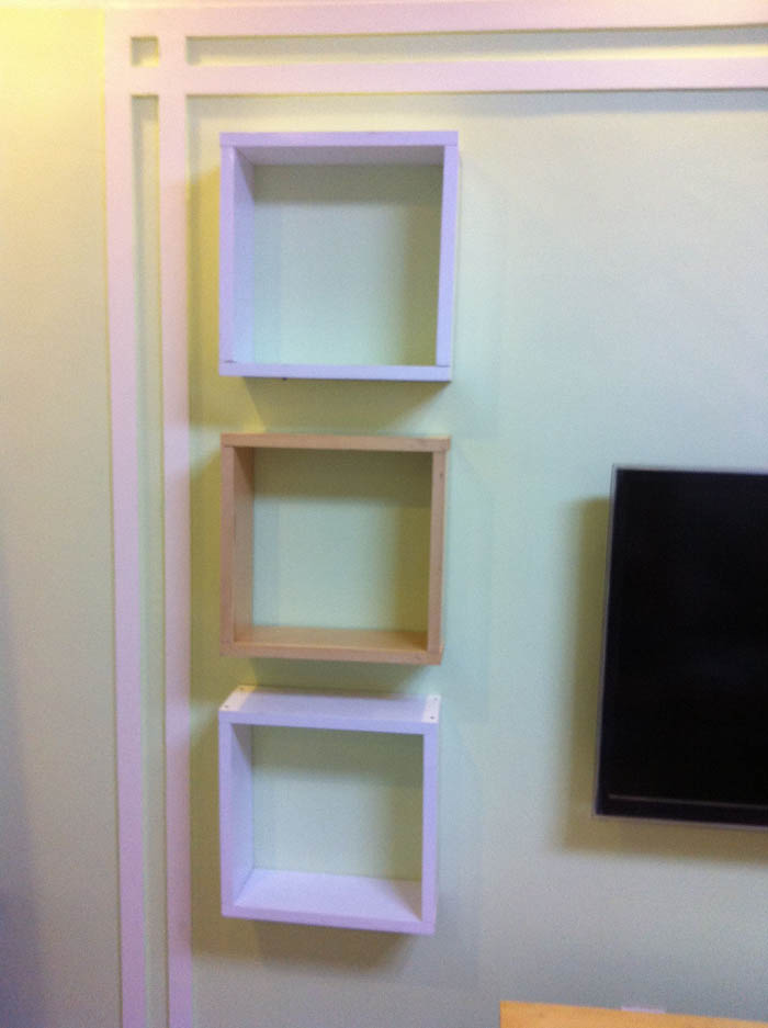 Đặc biệt cung cấp vách ngăn gỗ rắn giá treo tường lớp phân vùng khung tường phân vùng sáng tạo phân vùng thông đầy đủ - Kệ kệ để giày thông minh