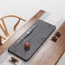 Pick up the whole piece of Wujin Stone tea tray household tray Tea Sea simple kung fu tea set drainage retro big tea table