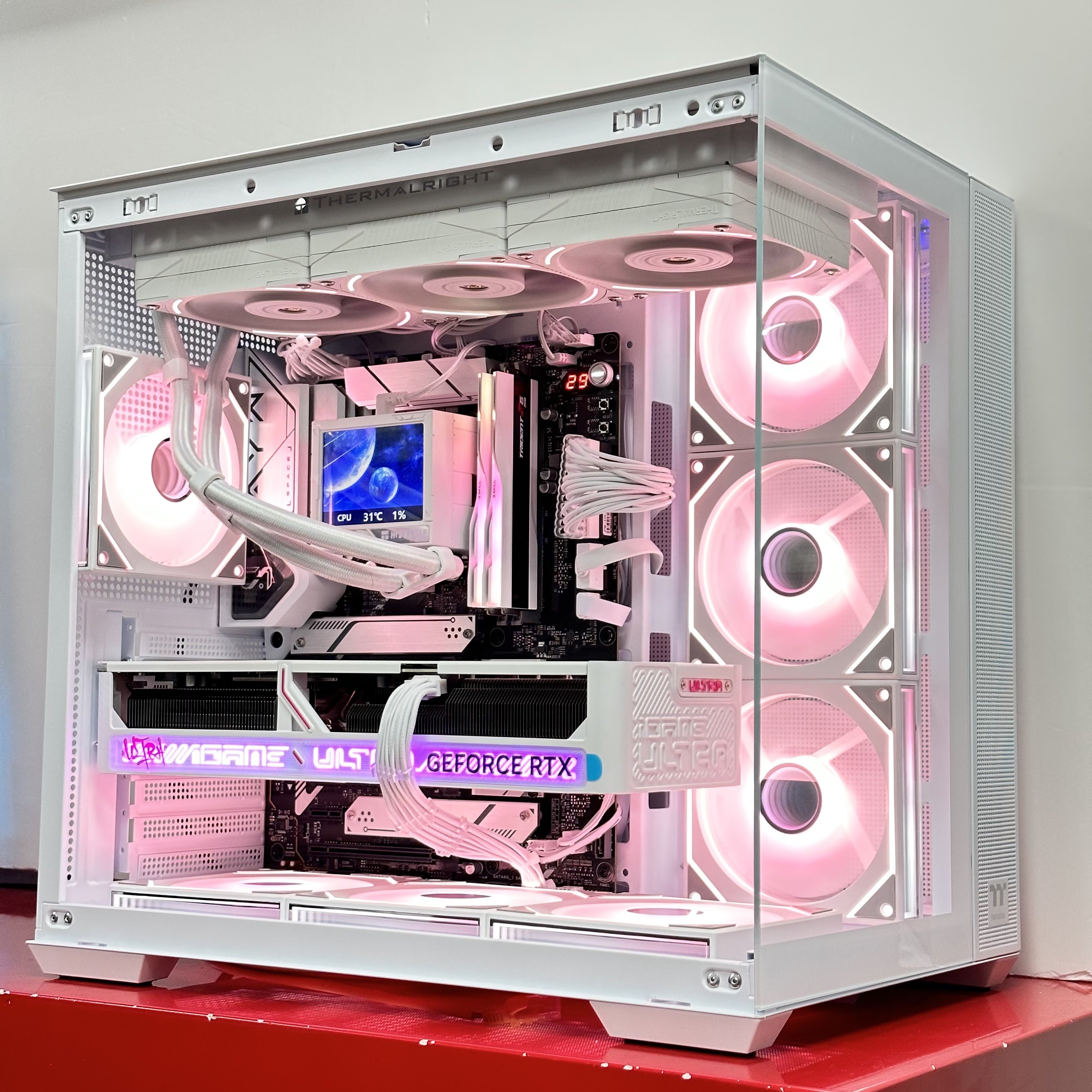 Shanghai Physical Store Installs I5 14600Kf Assembled Computer with 5060Ti, Sea View Room 5070 Water-Cooled Gaming Console