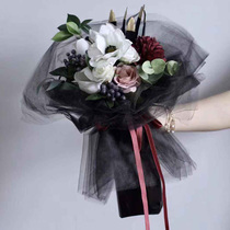 Flower packaging material Swan Lake feather clothing variety pleated yarn bouquet packaging paper high-end convenience