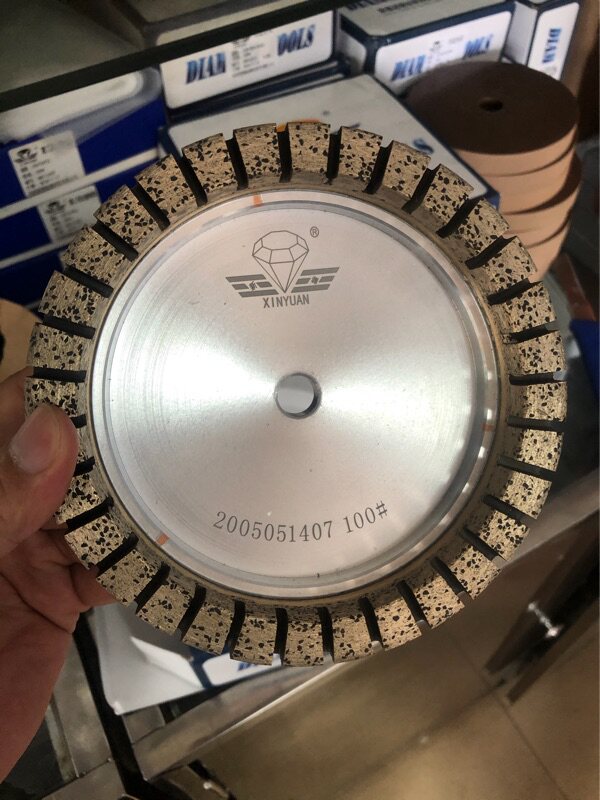 New Source Glass Bilateral Machine Diamond Wheel 175150 Full Tooth Diamond Wheel Straight Edge Machine Grinding Wheel Grinding Wheel Grinding Wheel