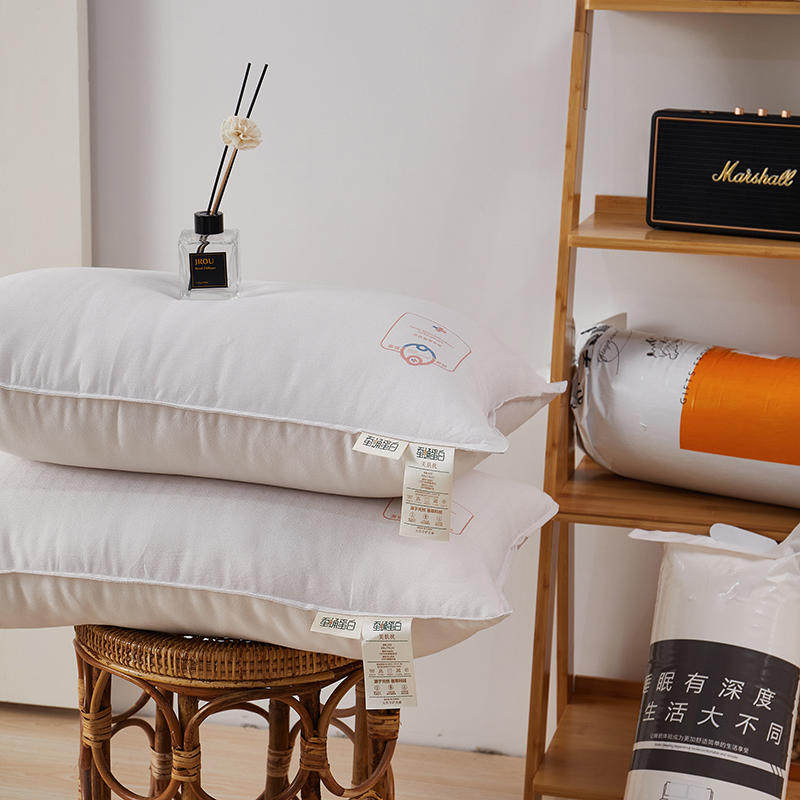 Silkworm chrysalis Protein Guard Neck Pillow High Rebound Soft Hotel Pillow Pillow Core Adult Pillow Not Collapse without deformation