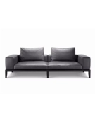 sofa da lớp đầu tiên của da sống nội thất phòng nhà hiện đại nhỏ gọn ba Mi Rui Chí Chí Tak BOB sofa ánh sáng sang trọng - Ghế sô pha