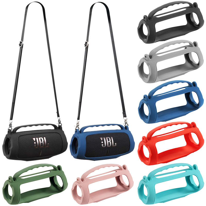 Suitable for Jbl Charge5 Protective Case, Shockwave 5Th Generation Audio Wifi Version Silicone Case, Bluetooth Speaker Soft Shell Bag