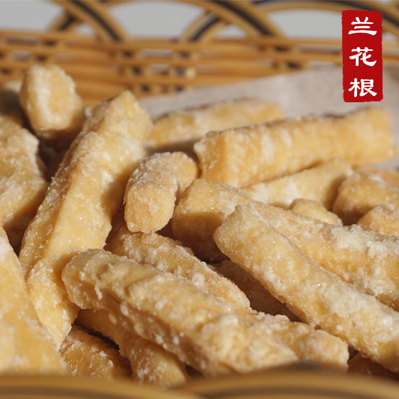 Full of 2 packs of orchid roots Meizhou Hakka specialties Handmade snacks Traditional pastries Meixian specialty snacks 395g