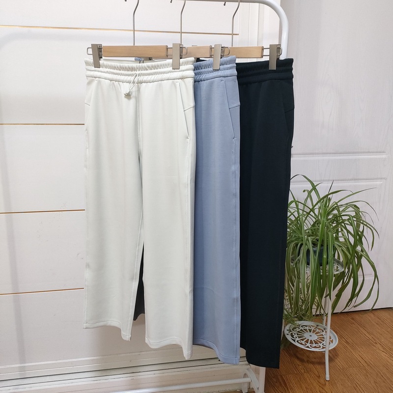 L~U~ Summer Magic Pants Original Fabric Modal Air Straight Casual Cropped Pants L~U~ Summer Magic Pants Original Fabric Modal Air Straight Casual Cropped Pants