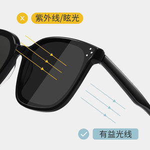 GM墨镜女大框防晒防紫外线uv400强光偏光太阳眼镜2021夏季新款潮