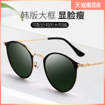 Leshen myopia sunglasses womens UV-resistant polarized sunglasses large face small face can be equipped with power sunscreen glasses