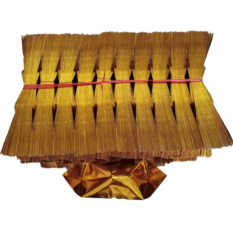 Large number Gold Yuanbao burnt paper 1000 19 * 22cm semi-finished products Yuanbao Qingming eleven sacrificial supplies