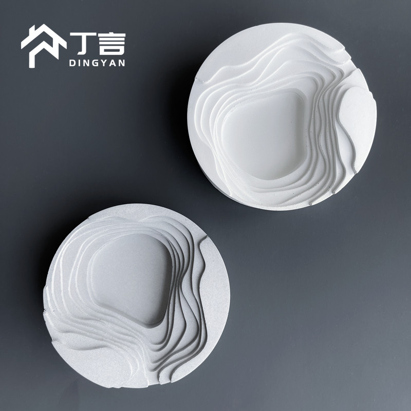 Nordic Ins Styles Terraces Creative Cement Smoking Ash Trays Folk Juku Bar Personality Trend Home Brief Modern