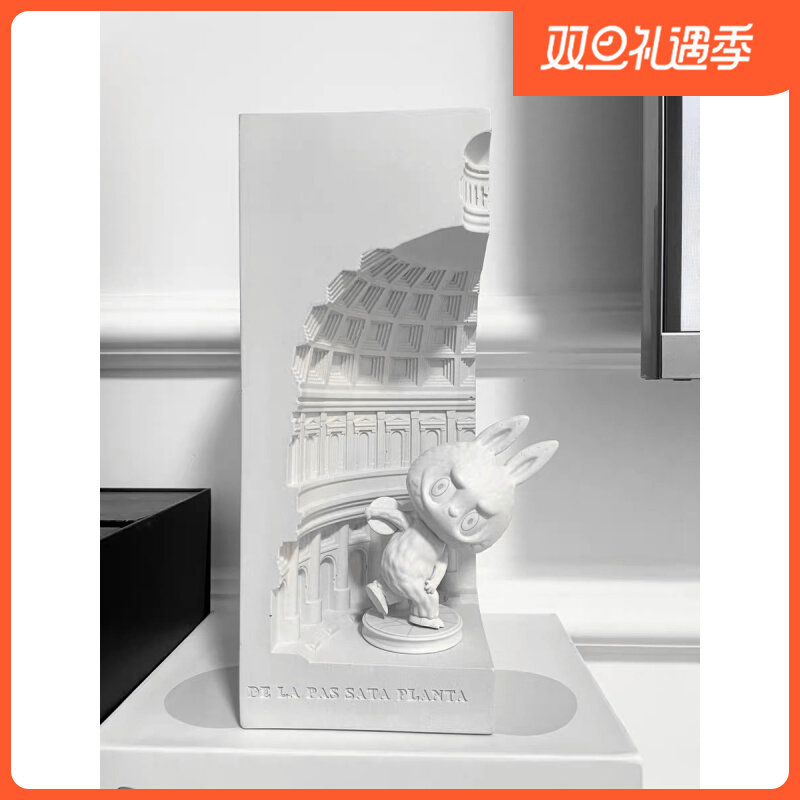 Cement building model Pantheon decoration Nordic creative home decoration desktop porch living room wine cabinet decoration