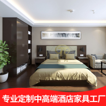 Hotel hotel apartment dormitory 18m large bed standard room fully furnished apartment bedside conjoined computer TV table