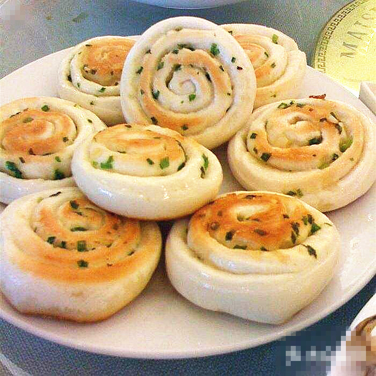 24 authentic shallot oil cake Flavor Breakfast Scallion Oil Cake Semi-finished Nutritional Scallion Pancake Whole Box Refreshment Pasta