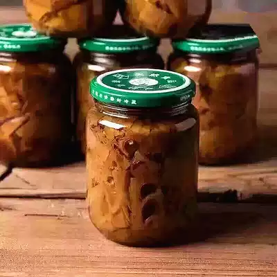 Ningbo specialty stewed bamboo shoots, instant homemade sauce, Fenghua traditional stewed bamboo shoots, farm bamboo shoots, canned snacks, meals