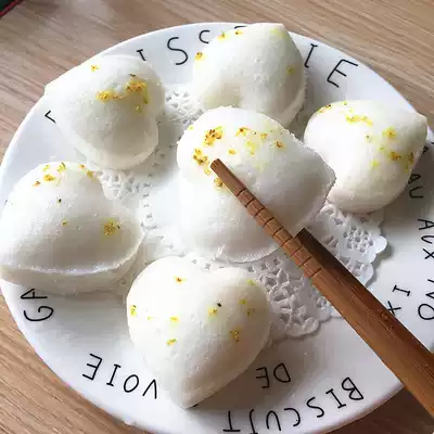 Sake rice Steamed Buns 20 cakes Traditional handmade rice cake snacks Afternoon tea Hair cake Osmanthus cake Rice steamed buns Snacks