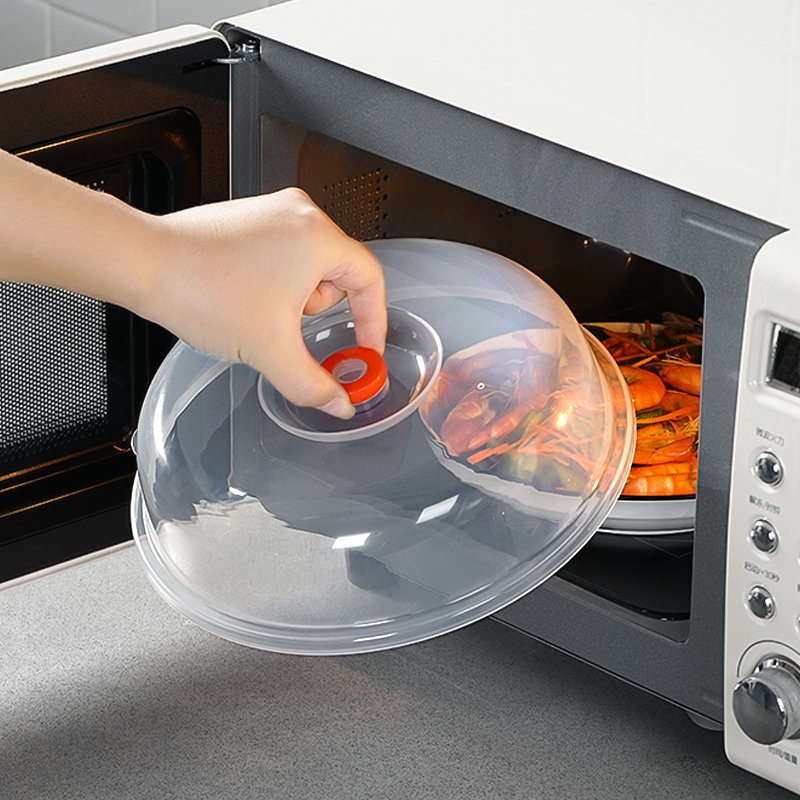 Japan imported microwave oven heating cover special lid hot dish cover microwave splash proof cover high temperature resistant container oil proof lid