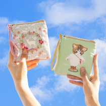 Sanitary napkin storage bag Large capacity zipper Cute travel moon pack m towel tampon bag Aunt towel storage bag