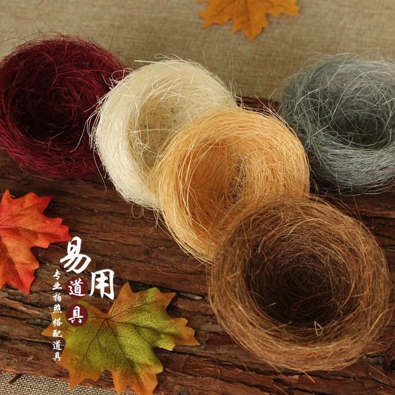 Creative Filament Bird's Nest Simulation Bird's Nest Hotel Cold Disc Bird Cage Decorated Zakk Household Bird Egg Egg