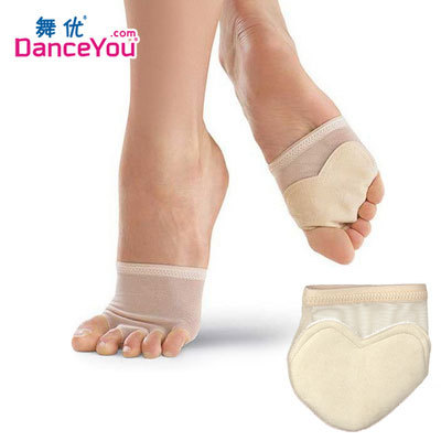 Modern Dance Shoes, Half-Foot Foot Covers, Belly Dance Toe Pads, Ballet Dance Practice Foot Protection, Five-Hole Mesh