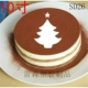 10 inch Giáng sinh bánh tiramisu Mousse Trang trí Bột rây Tấm sô cô la Kem chữ Kem trang trí Khuôn - Tự làm khuôn nướng