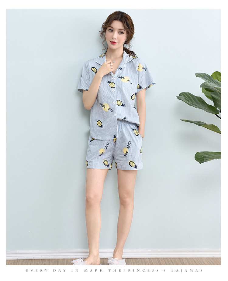 Pyjama pour femme      en Coton à manches - Ref 2994467 Image 72