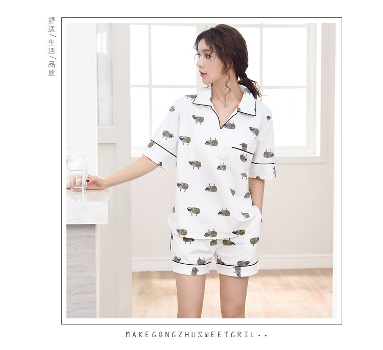 Pyjama pour femme      en Coton à manches - Ref 2994467 Image 42