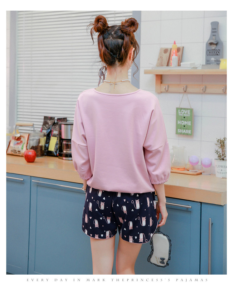 Pyjama pour femme      en Coton à manches - Ref 2994467 Image 33