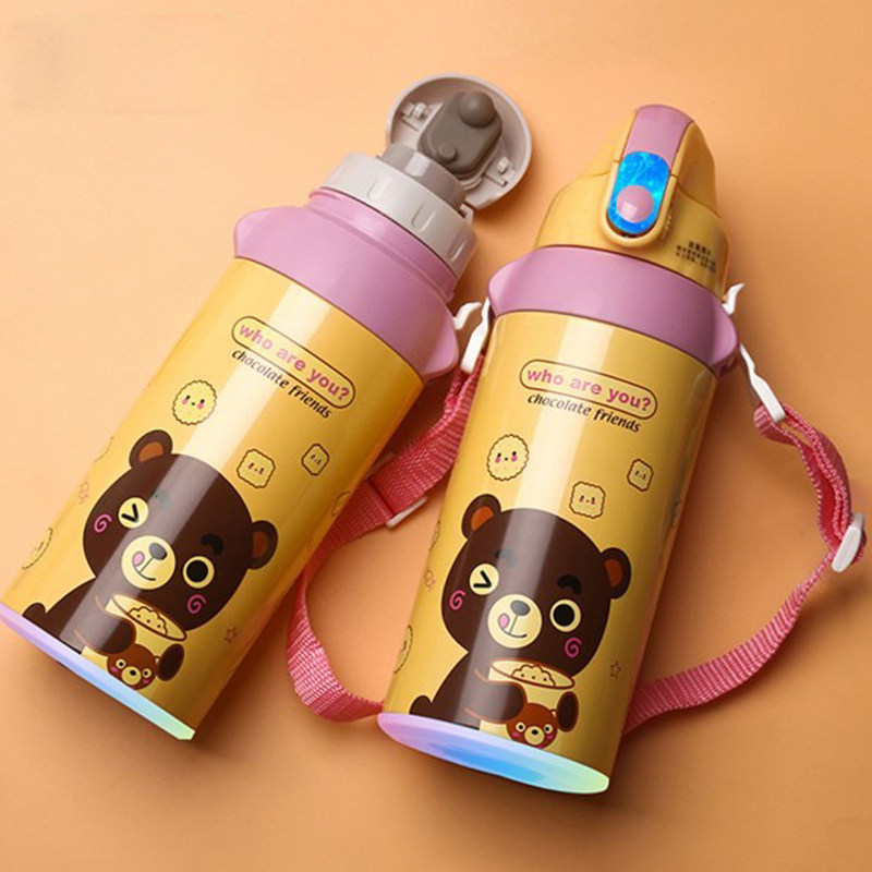 Japanese gp insulated water cup girl heart portable small large capacity simple student super cute big belly cup