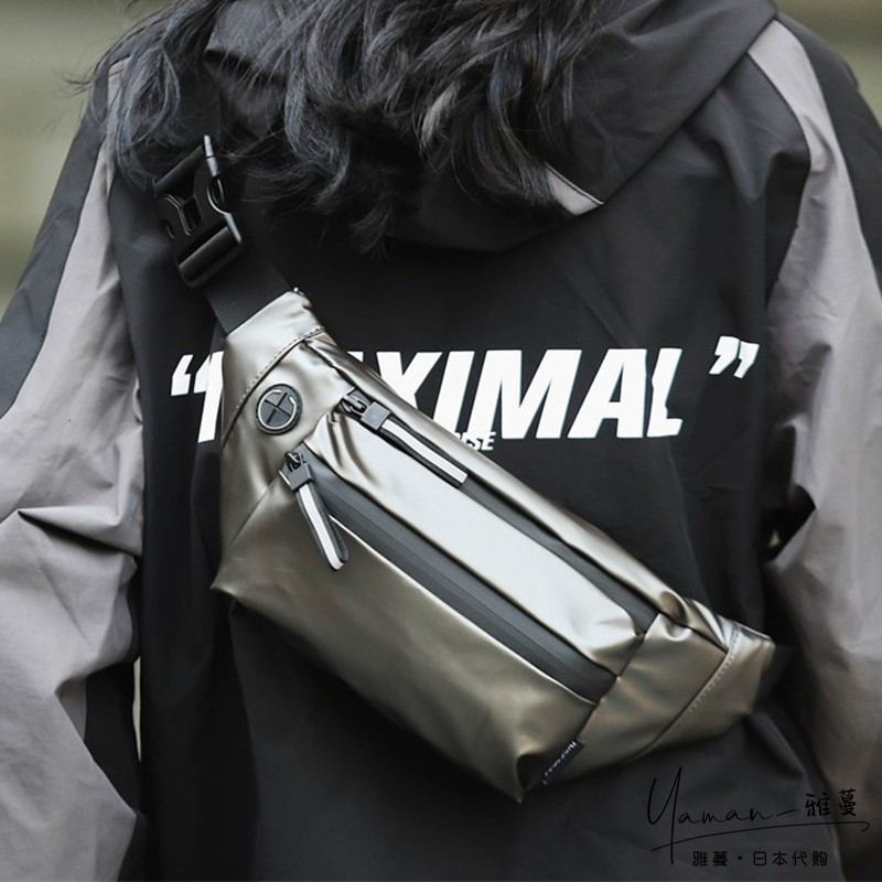 Japanese gp chest bag casual all-match small messenger backpack men and women reflective trend single shoulder fashion and convenient waist bag