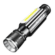Đèn LED bên mini đèn pin chói đèn pin sạc siêu sáng đa chức năng chiếu sáng hộ gia đình ngoài trời không thấm nước đèn pin sạc Đèn ngoài trời