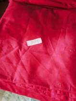 True red satin bed sheet 245*270 weight 1kg