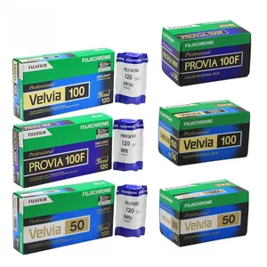 Цветная позитивная переворотная пленка Fuji PROVIA Velvia RDP RVP50 100 135 120